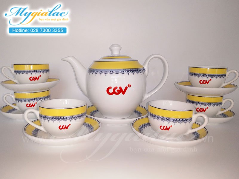 Bộ Trà Cát Tường Hoàng Kim