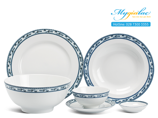 Bộ đồ ăn Jasmine Chim Lạc 24 sản phẩm
