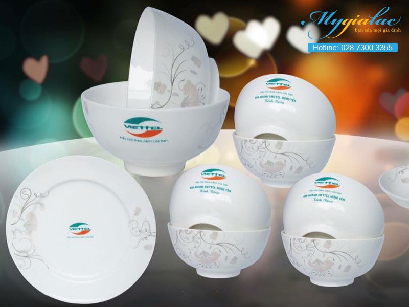 Quà tặng sự kiện bộ đồ ăn Bát Tràng