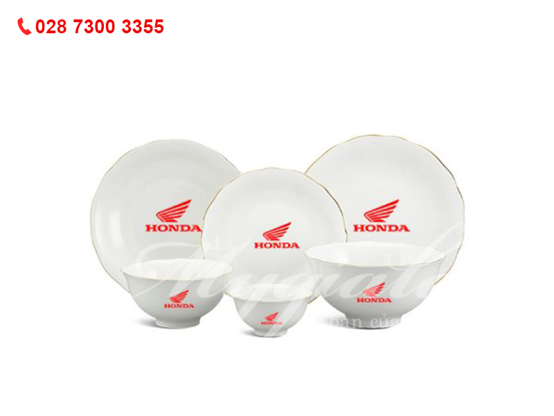 Bồ Đồ Ăn Mẫu Đơn IFP Chỉ Vàng In Logo Honda