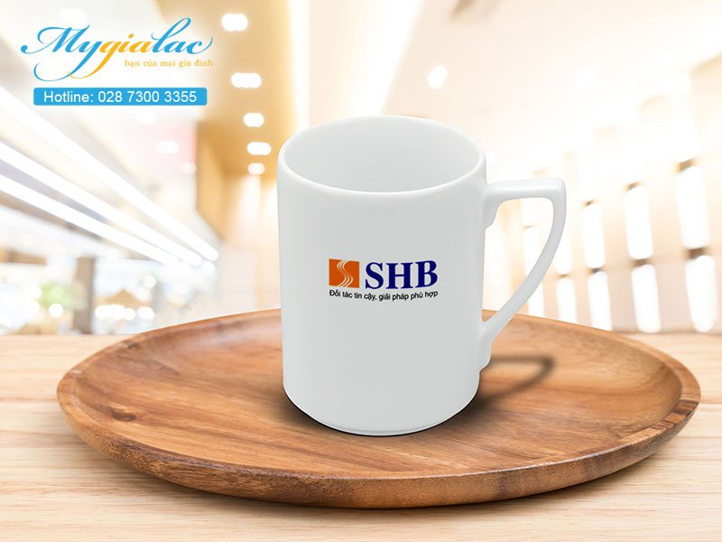Quà tặng hội nghị hội thảo ca sứ Minh Long in logo SHB