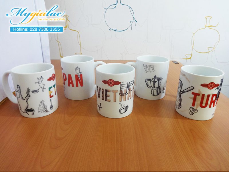 Quà tặng lưu niệm ly sứ Minh Long