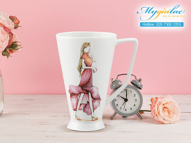 Quà tặng 20-10 ly sứ Minh Long duyên dáng