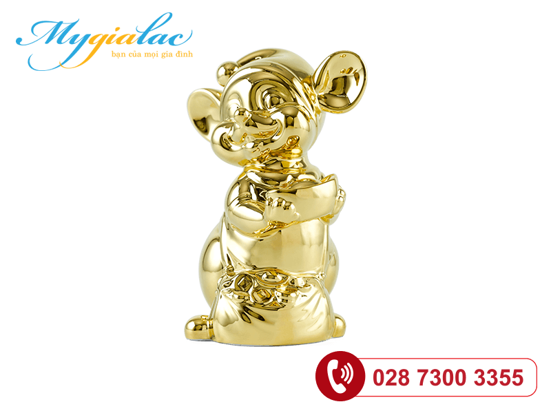 Chuột Quý Dát vàng 24K 10cm