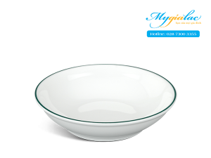 Chen Cham 9 Cm Jasmine Chi Xanh La