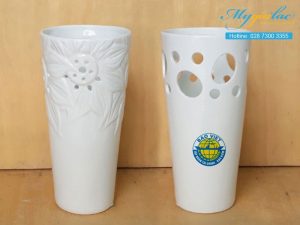 Binh Hoa Bat Trang In Logo Bao Viet