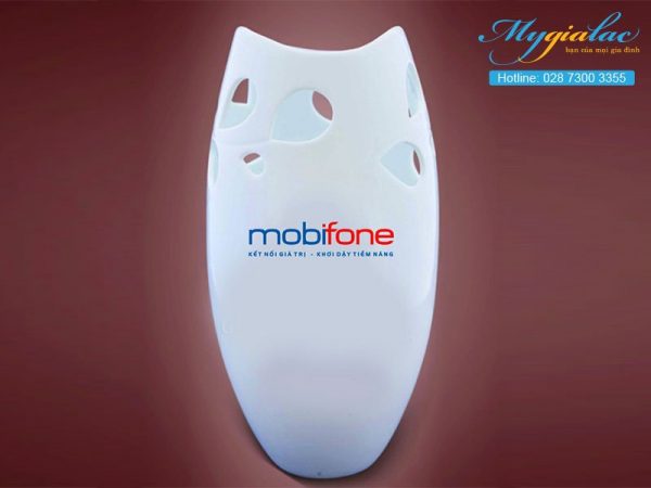 Binh Hoa Bat Trang In Logo Mobifone