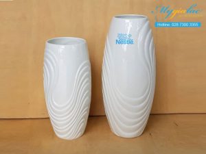 Binh Hoa Bat Trang In Logo Nestel