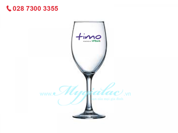 Ly Ruou Tt Luminarc Raindrop 250ml H5701 Inlogo