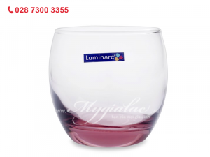 Ly Thap Thuy Tinh Luminarc Salto Pink 320ml J5386