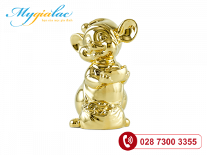 Chuot Quy 10 Cm Dat Vang 24k