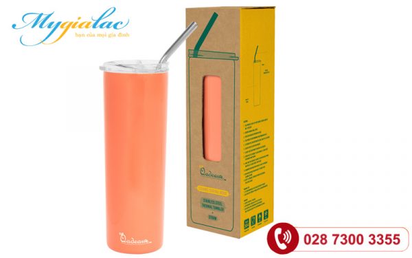 Binh Giu Nhiet Mau Cam 600ml