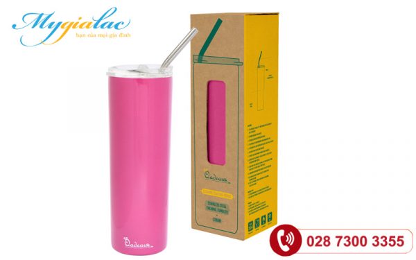 Binh Giu Nhiet Mau Hong 600ml